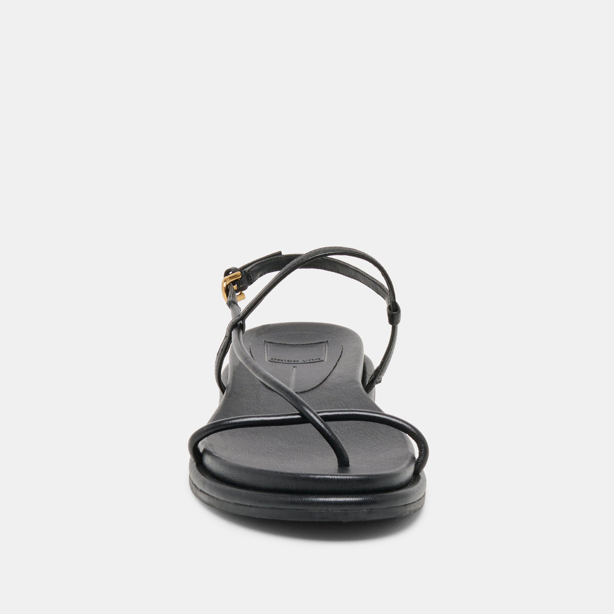 Dolce Vita Dom Black Leather Sandals