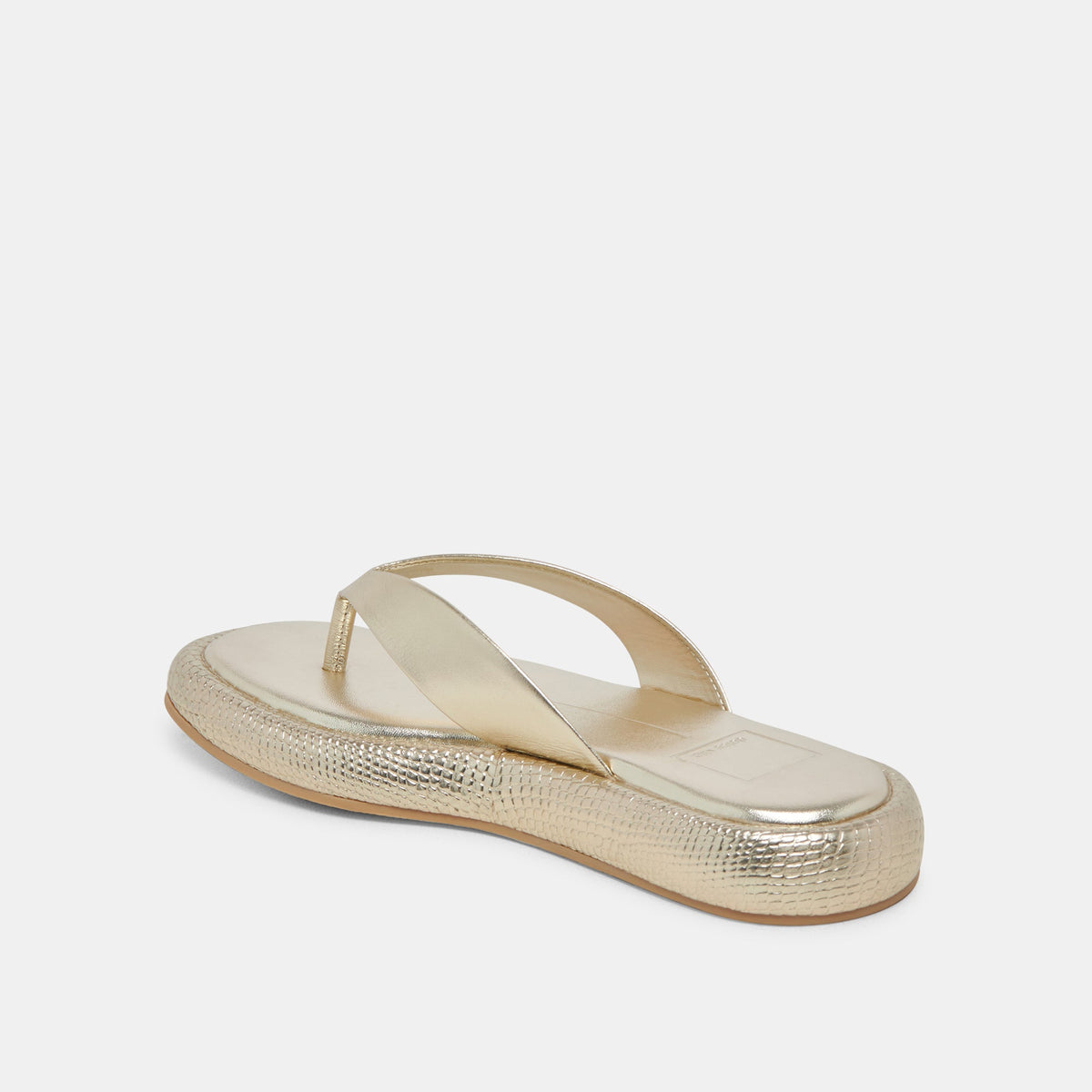 Dolce Vita ADIN SANDALS PLATINUM DISTRESSED LEATHER