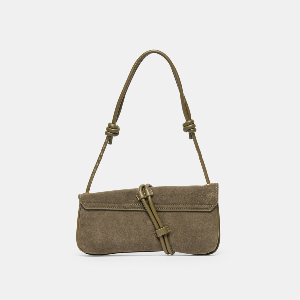 Dolce Vita Alice Olive Suede Shoulder Bag