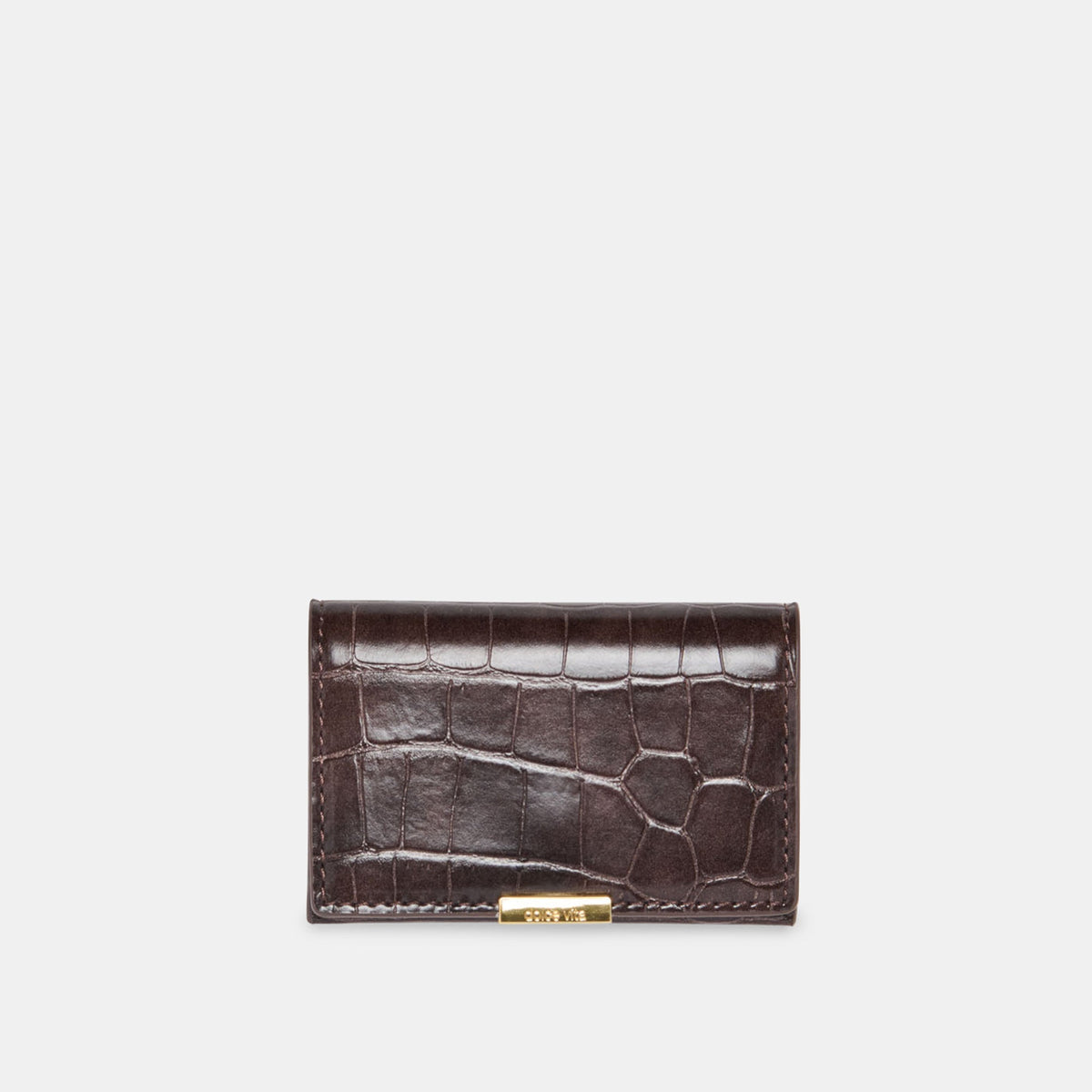 Dolce Vita Mini-Me Brown Croco Stella Wallet