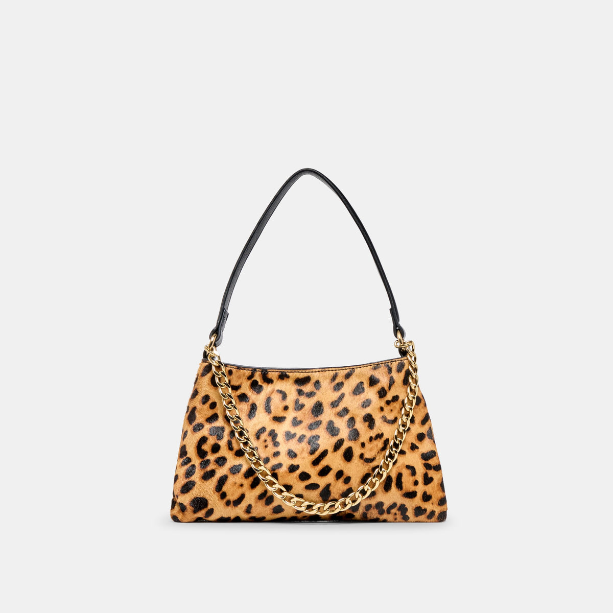 Dolce Vita Jagger Leopard Calf Hair Shoulder Bag