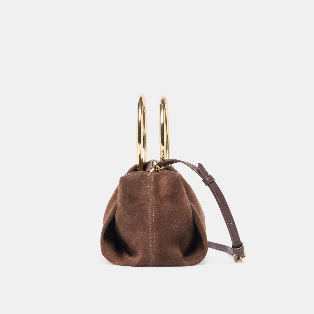 Dolce Vita Channing Espresso Suede Handbag