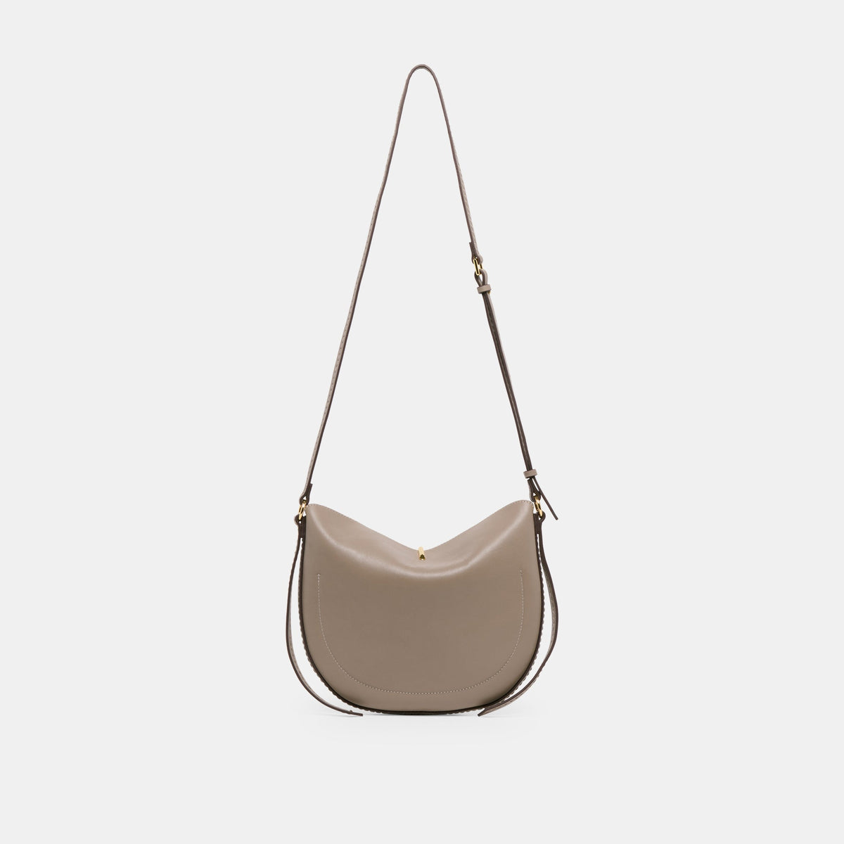 Dolce Vita Burano Grey Leather Crossbody