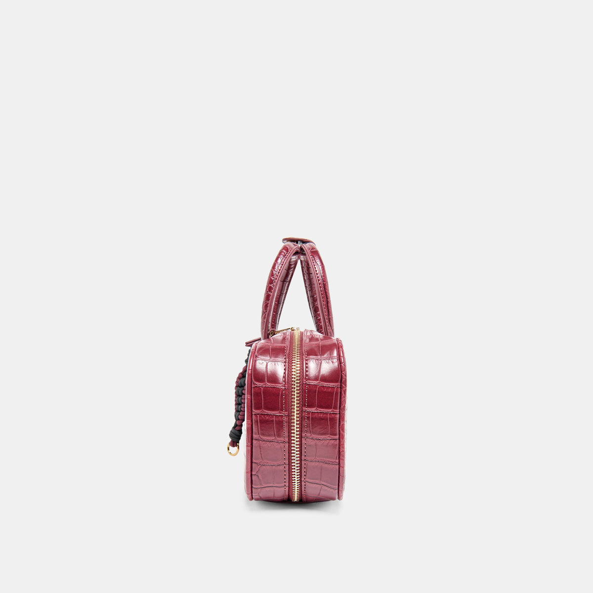 Dolce Vita Flyn Burgundy Croco Stella Handbag