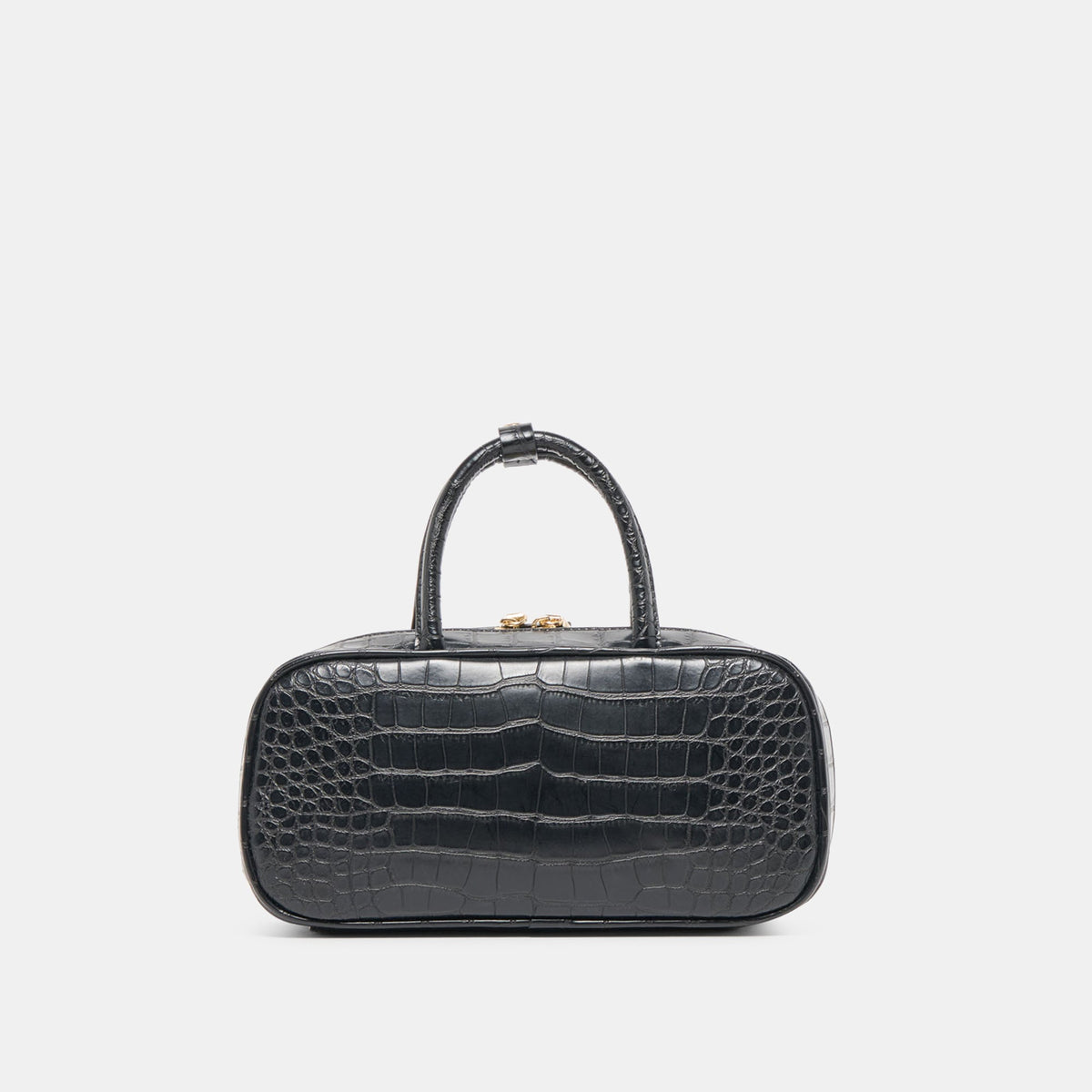 Dolce Vita Flyn Black Croco Stella Handbag