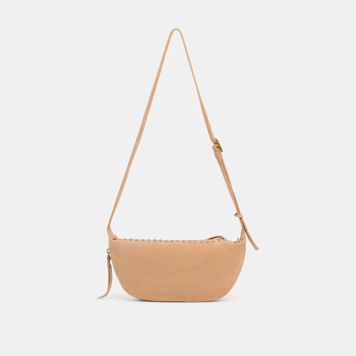 Dolce Vita Lipari Beige Suede Crossbody