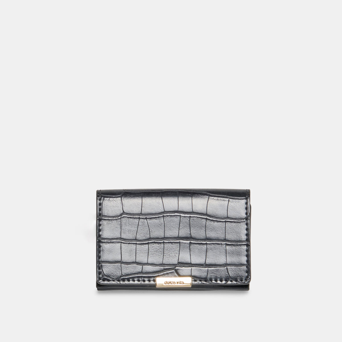 Dolce Vita Mini-Me Grey Croco Stella Wallet