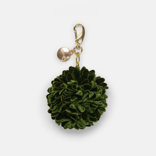 Dolce Vita Pom Pom Dk Green Bag Charm
