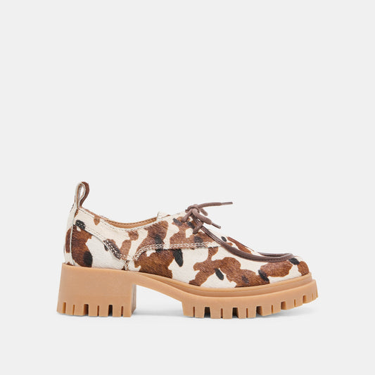 Dolce Vita Milza Cocoa Calf Hair Loafers
