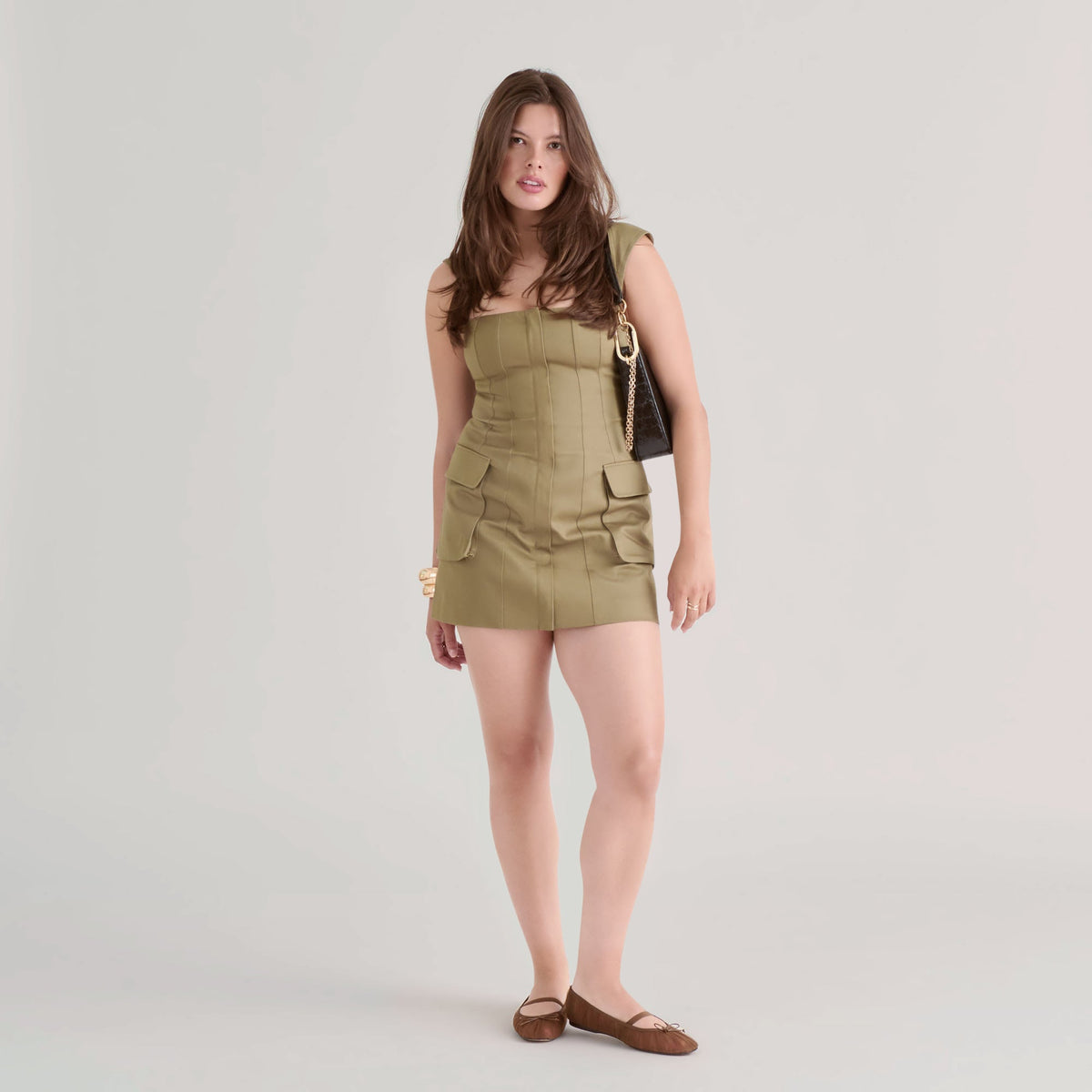 Dolce Vita Raeven Mid Brown Tulle Ballet Flats