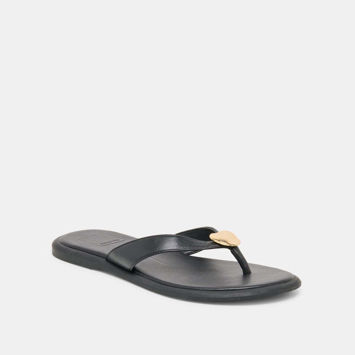 Dolce Vita Jaina Black Leather Sandals
